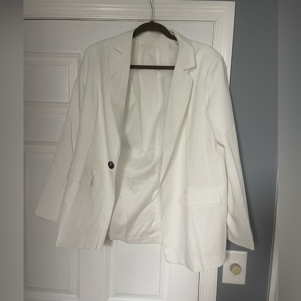 Lightweight White Blazer